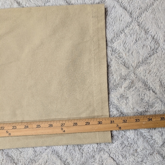 J. Crew Pants Womens 12 Beige Khaki Full Length Wide Leg Trouser Cotton Blend - Picture 8 of 12